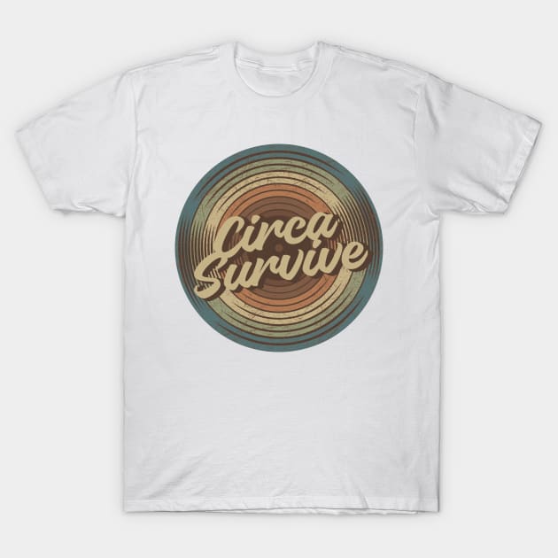 Circa Survive Vintage Vinyl T-Shirt by musiconspiracy